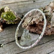 bangle-twisted-silver-round-top-sandrakernsjewellery