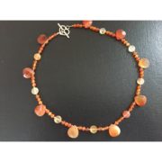 carnelian,necklace,sandrakernsjewellery