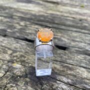 fire opal,ring,orange,silver,main,sandrakernsjewellery