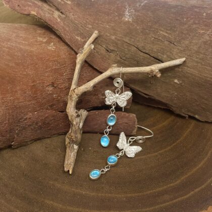 london blue-topaz-earrings-butterfly-drop-front-sandrakernsjewellery