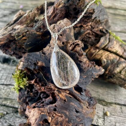 rutilated-quartz-pendant-silver-chain-pear-sandrakernsjewellery